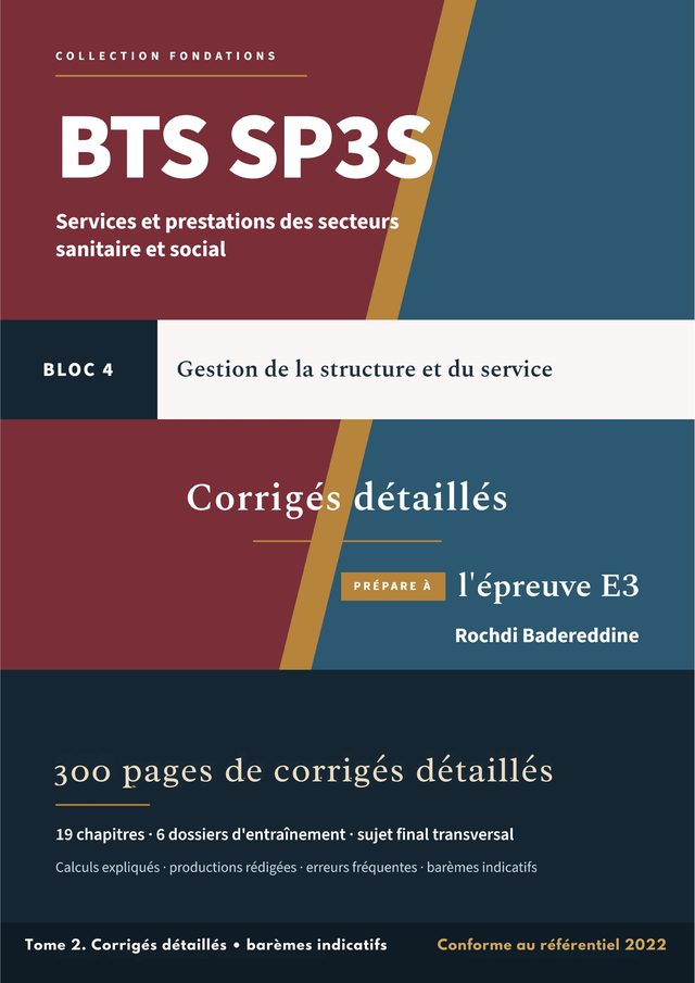 Couverture du livre « BTS SP3S – Bloc 4 – Tome 2 »