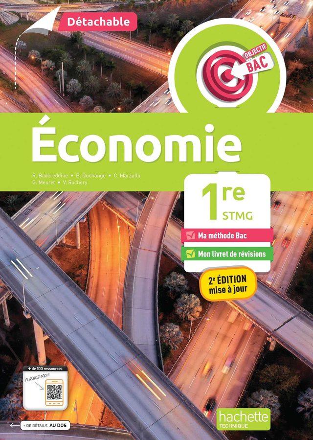 Couverture du livre « Objectif Bac – Économie 1re STMG »