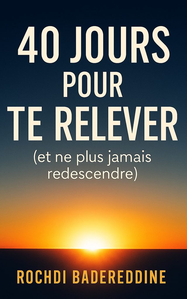 Couverture du livre « 40 jours pour te relever (et ne plus jamais redescendre) »